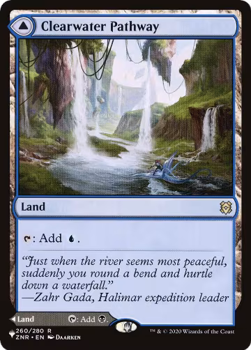 Clearwater Pathway (260), The List Reprints — Magic card price