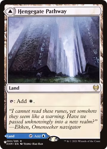 Hengegate Pathway (260), The List Reprints — Magic card price