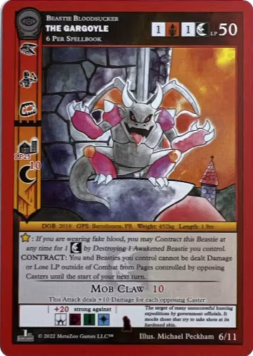 The Gargoyle (6/11), Seance: First Edition Release Event Deck — MetaZoo card price