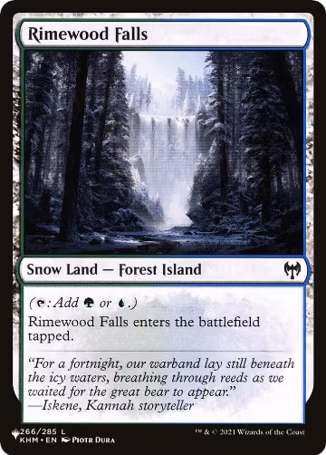 Rimewood Falls (266), The List Reprints — Magic card price
