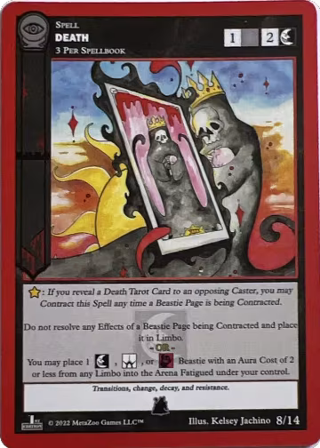 Death (8/14), Seance: First Edition Release Event Deck — MetaZoo card price