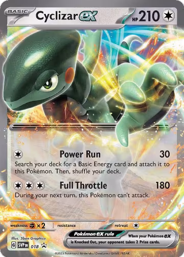 Cyclizar ex - 018 (018), Scarlet & Violet Promo Cards — Pokémon card price