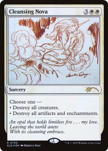 Cleansing Nova (Sketch Showcase) (730), Secret Lair Drop Series — Magic card price