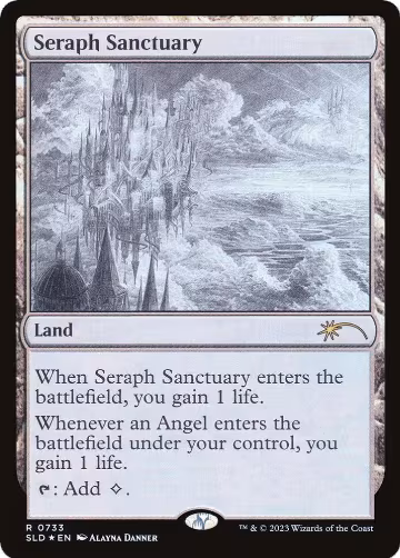 Seraph Sanctuary (Sketch Showcase) (733), Secret Lair Drop Series — Magic card price