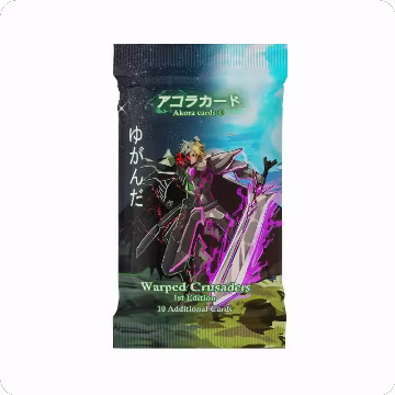 Warped Crusaders Booster Pack [1st Edition], Warped Crusaders [1st Edition] — Akora sealed product price