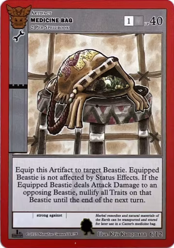 Medicine Bag (6/12), Native: First Edition Release Event Deck — MetaZoo card price