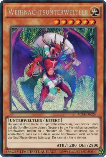 Santa Claws (German) - "Weihnachtsunterweltler" (AC14-DE024) — card price