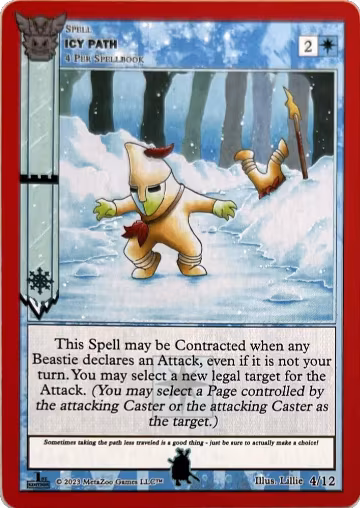 Icy Path (4/12), Native: First Edition Release Event Deck — MetaZoo card price