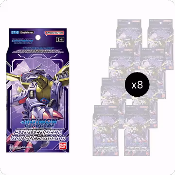 Wolf of Friendship Starter Deck Display, Starter Deck 16: Wolf of Friendship — Digimon sealed product price