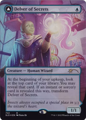 Delver of Secrets (722) (722), Secret Lair Drop Series — Magic card price