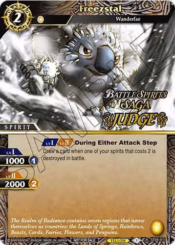 Freezstal (Judge Pack Vol. 1) (ST04-011), Battle Spirits Saga Promo Cards — Battle Spirits card price