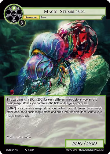 Magic Stumblebug (CMB-047 N), Crimson Moon's Battleground — Force of Will card price