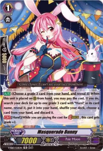 Masquerade Bunny (Foil) (V-SS10/021EN), V-SS10 Premium Battle Deckset 2023 — Vanguard card price