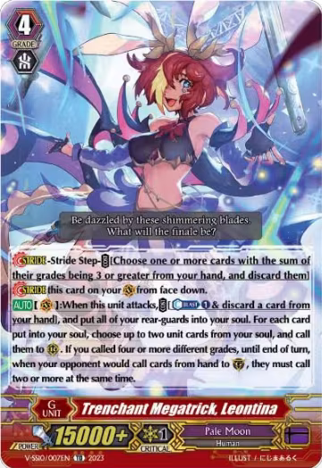 Trenchant Megatrick, Leontina (Foil) (V-SS10/007EN), V-SS10 Premium Battle Deckset 2023 — Vanguard card price