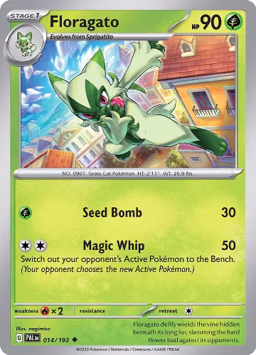 Floragato - 014/193 (014/193), Paldea Evolved — Pokémon card price