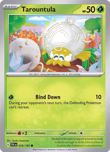 Tarountula - 016/193 (016/193), Paldea Evolved — Pokémon card price