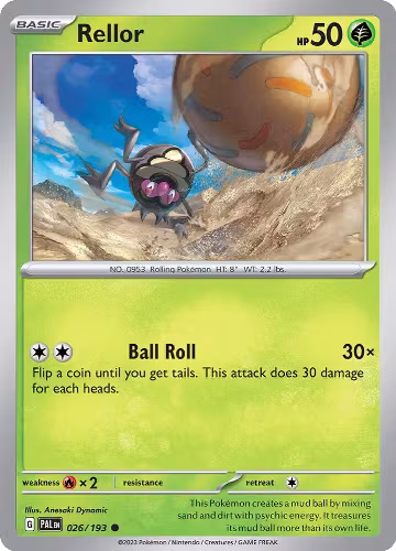 Rellor - 026/193 (026/193), Paldea Evolved — Pokémon card price