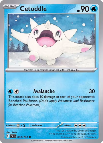 Cetoddle - 053/193 (053/193), Paldea Evolved — Pokémon card price