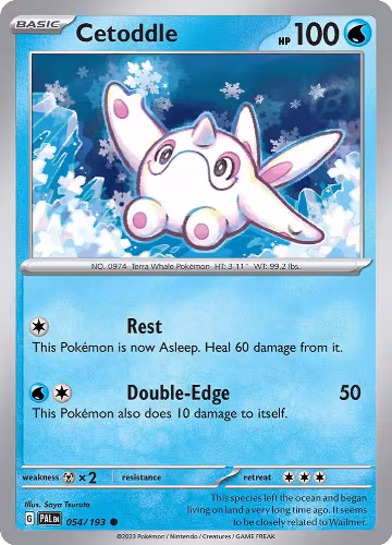 Cetoddle - 054/193 (054/193), Paldea Evolved — Pokémon card price