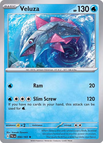 Veluza - 056/193 (056/193), Paldea Evolved — Pokémon card price