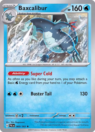 Baxcalibur - 060/193 (060/193), Paldea Evolved — Pokémon card price