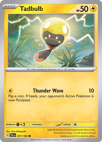 Tadbulb - 077/193 (077/193), Paldea Evolved — Pokémon card price