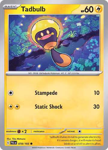 Tadbulb - 078/193 (078/193), Paldea Evolved — Pokémon card price