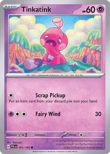 Tinkatink - 101/193 (101/193), Paldea Evolved — Pokémon card price