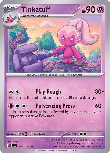 Tinkatuff - 104/193 (104/193), Paldea Evolved — Pokémon card price