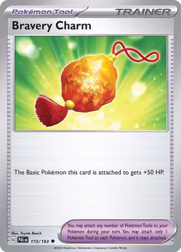 Bravery Charm (173/193), Paldea Evolved — Pokémon card price