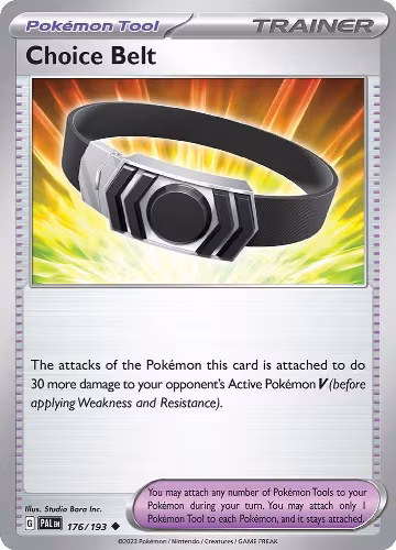 Choice Belt (176/193), Paldea Evolved — Pokémon card price