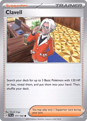 Clavell (177/193), Paldea Evolved — Pokémon card price