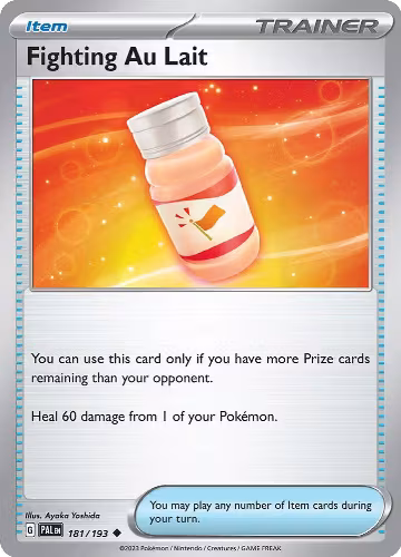 Fighting Au Lait (181/193), Paldea Evolved — Pokémon card price