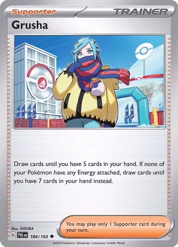 Grusha - 184/193 (184/193), Paldea Evolved — Pokémon card price