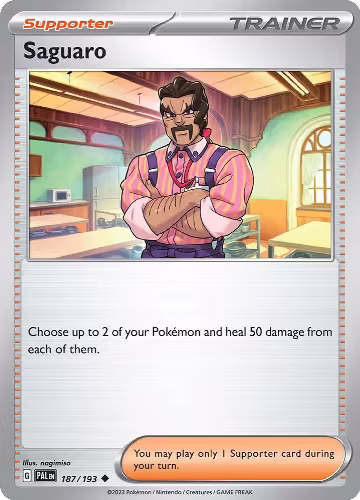 Saguaro (187/193), Paldea Evolved — Pokémon card price