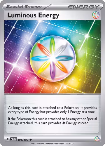 Luminous Energy (191/193), Paldea Evolved — Pokémon card price