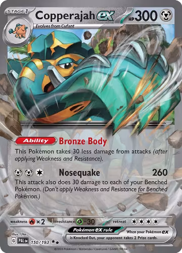 Copperajah ex (150/193), Paldea Evolved — Pokémon card price
