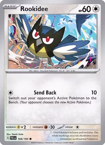 Rookidee (164/193), Paldea Evolved — Pokémon card price