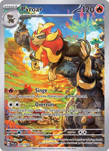 Pyroar - 200/193 (200/193), Paldea Evolved — Pokémon card price