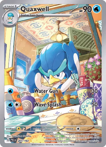 Quaxwell - 207/193 (207/193), Paldea Evolved — Pokémon card price