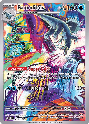 Baxcalibur - 210/193 (210/193), Paldea Evolved — Pokémon card price