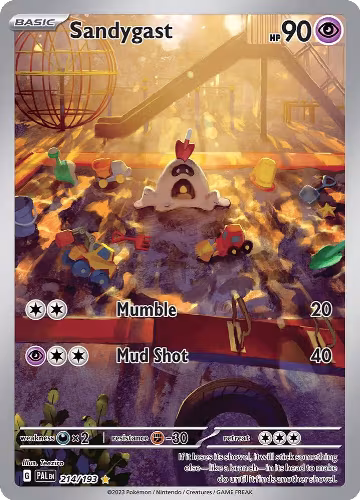 Sandygast - 214/193 (214/193), Paldea Evolved — Pokémon card price