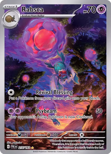Rabsca - 215/193 (215/193), Paldea Evolved — Pokémon card price