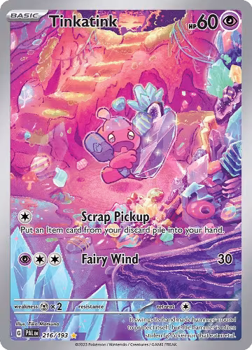 Tinkatink - 216/193 (216/193), Paldea Evolved — Pokémon card price