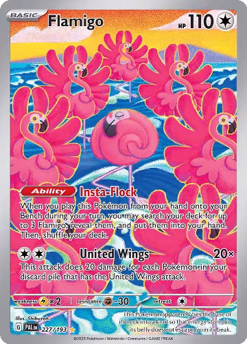 Flamigo - 227/193 (227/193), Paldea Evolved — Pokémon card price