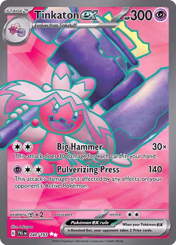 Tinkaton ex - 240/193 (240/193), Paldea Evolved — Pokémon card price