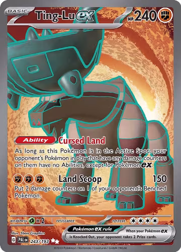 Ting-Lu ex - 243/193 (243/193), Paldea Evolved — Pokémon card price