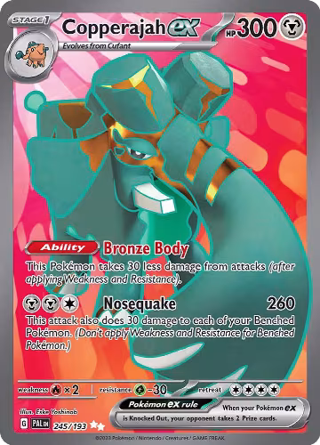 Copperajah ex - 245/193 (245/193), Paldea Evolved — Pokémon card price
