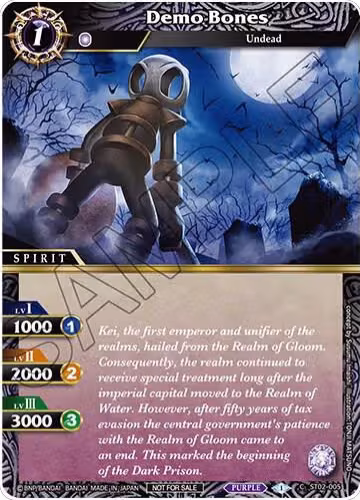 Demo Bones (Championship Pack 2023 Vol. 1) (ST01-005), Battle Spirits Saga Promo Cards — Battle Spirits card price