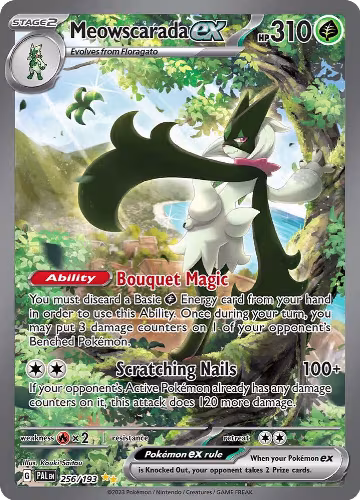 Meowscarada ex - 256/193 (256/193), Paldea Evolved — Pokémon card price